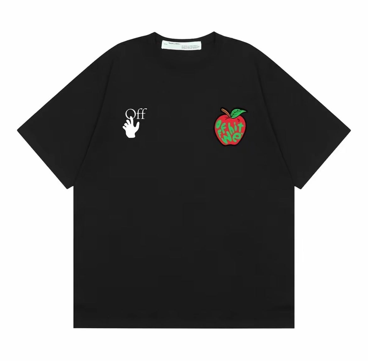 Off-White Apple Arrow Print Tee - Black