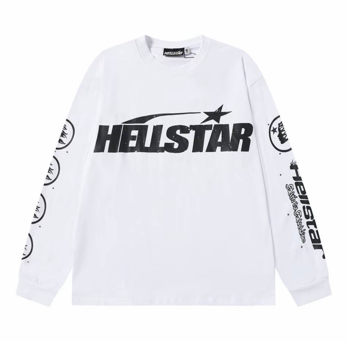 Hellstar Core Logo Hoodie – White