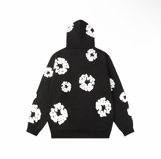 Denim Tears “The Cotton Wreath” Hoodie – Black