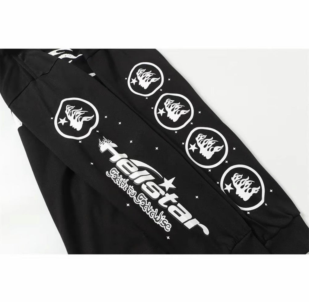 Hellstar Core Logo Hoodie – Black