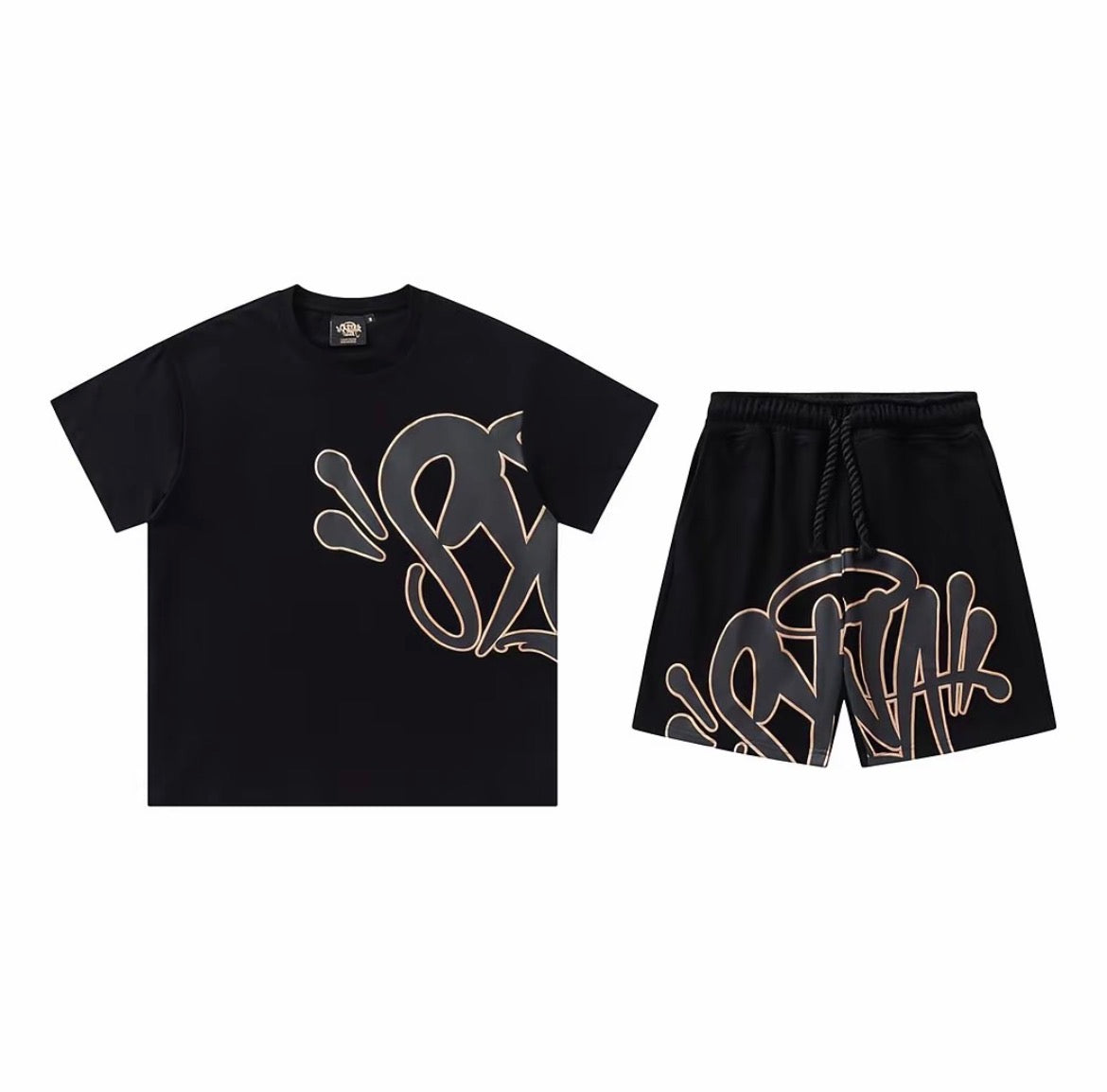 Syna Oversize Tag Tee – Black - Central cee