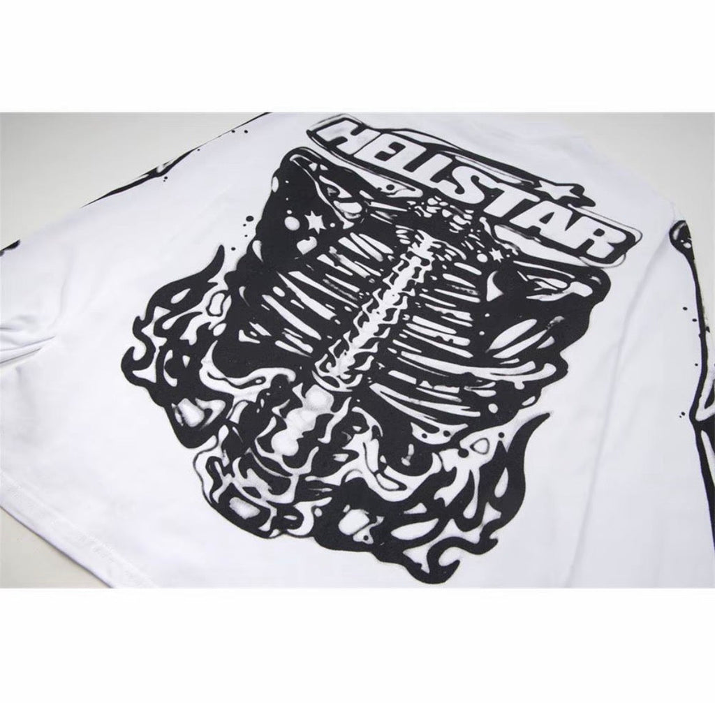 Hellstar Skeleton Hell Hoodie – White