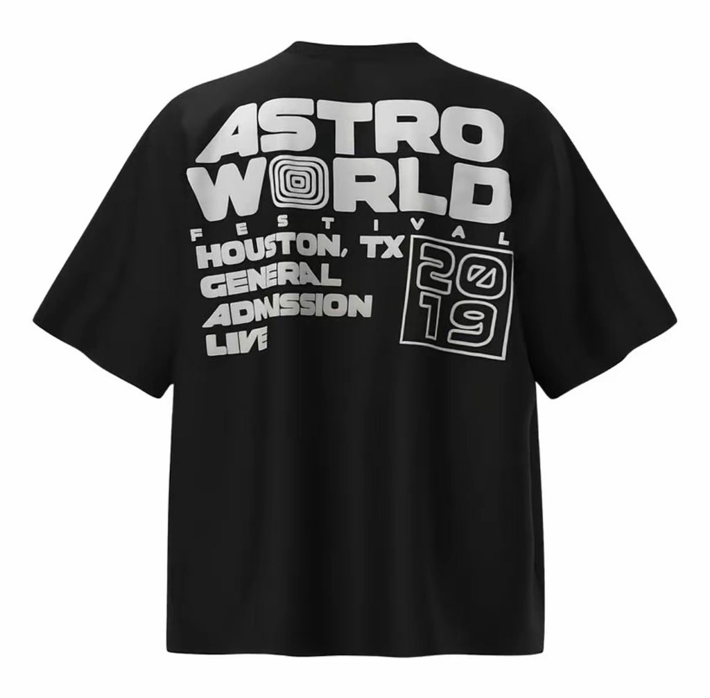Cactus Jack Astroworld “STAFF” Tee Black