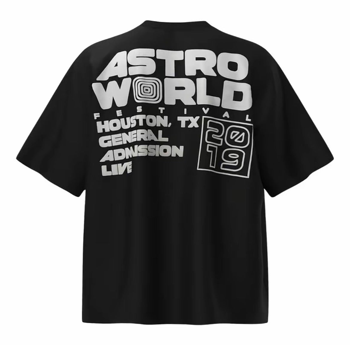 Cactus Jack Astroworld “STAFF” Tee Black