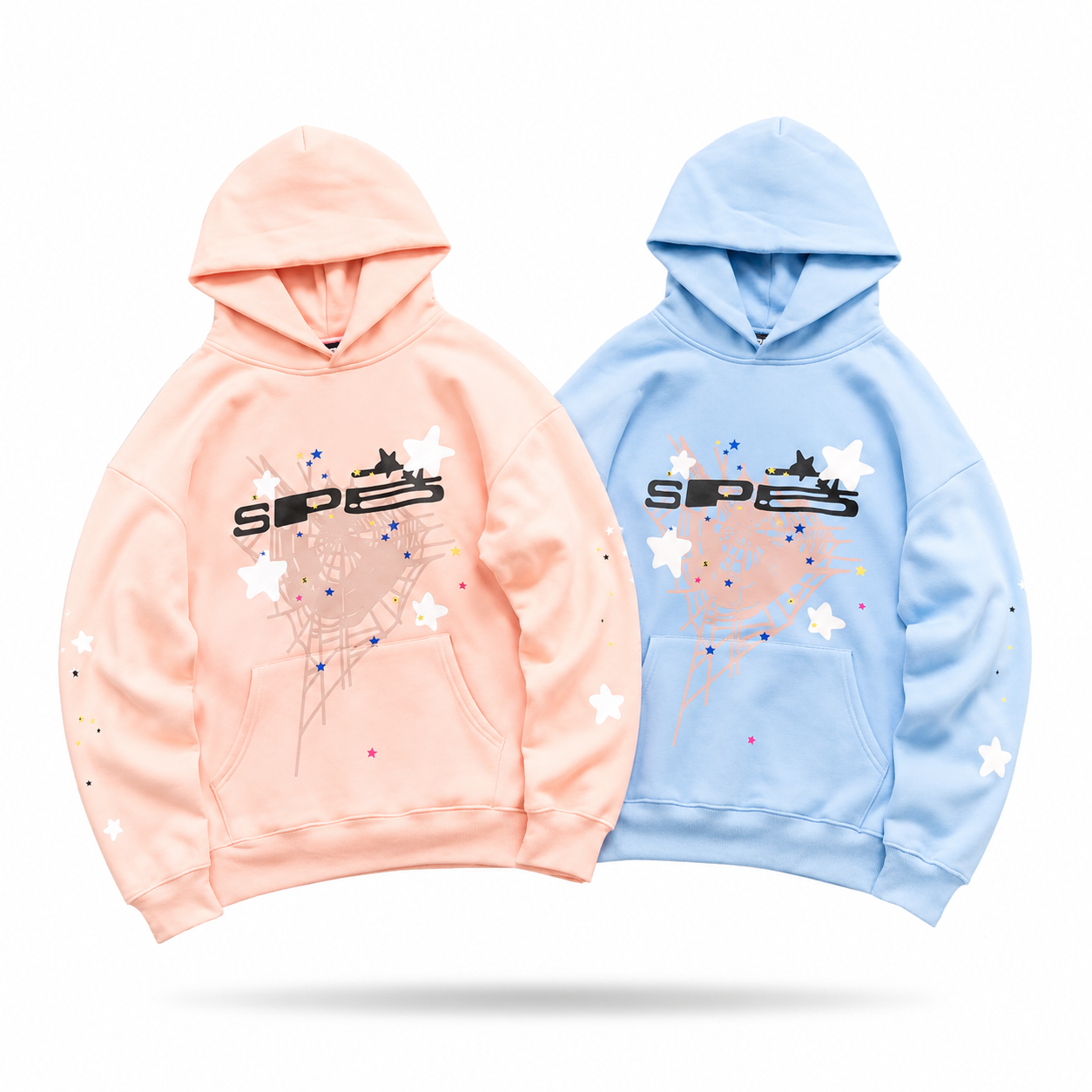 Sp5der Web Hoodie 'Sky Blue'