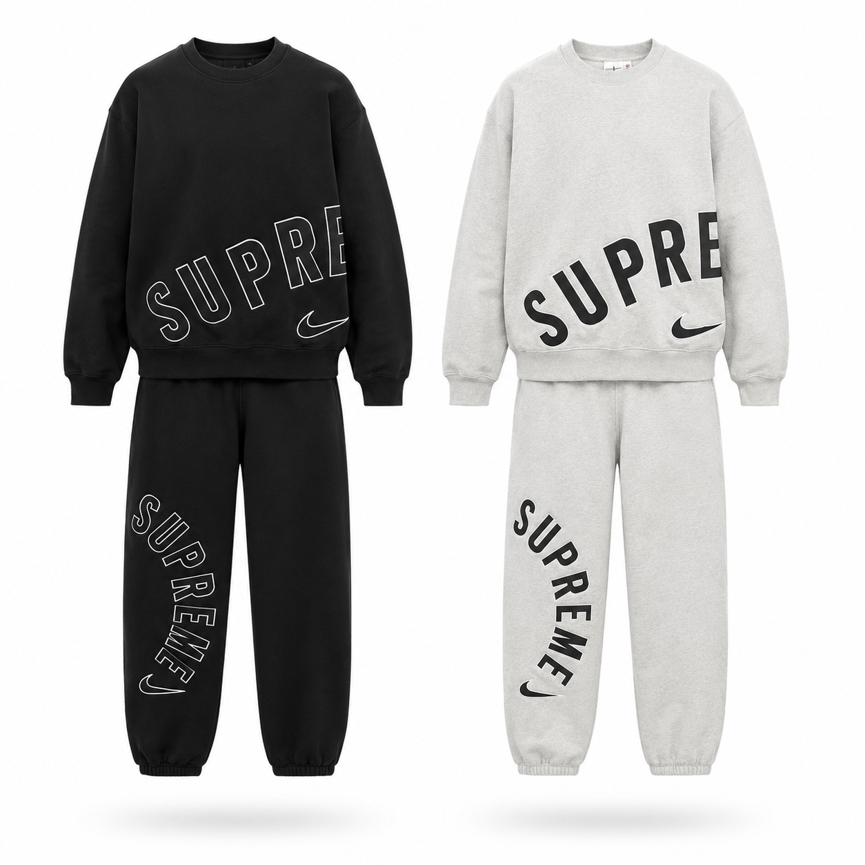 Conjunto Supreme x Nike Arc Crewneck