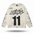 Hellstar "Flight 11" Moto Long Sleeve Jersey — Cream