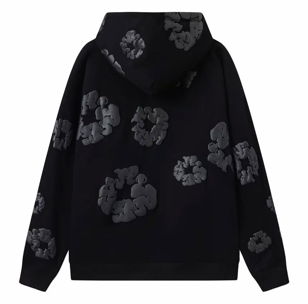 Denim Tears Midnight Wreath Hoodie – Black - Original
