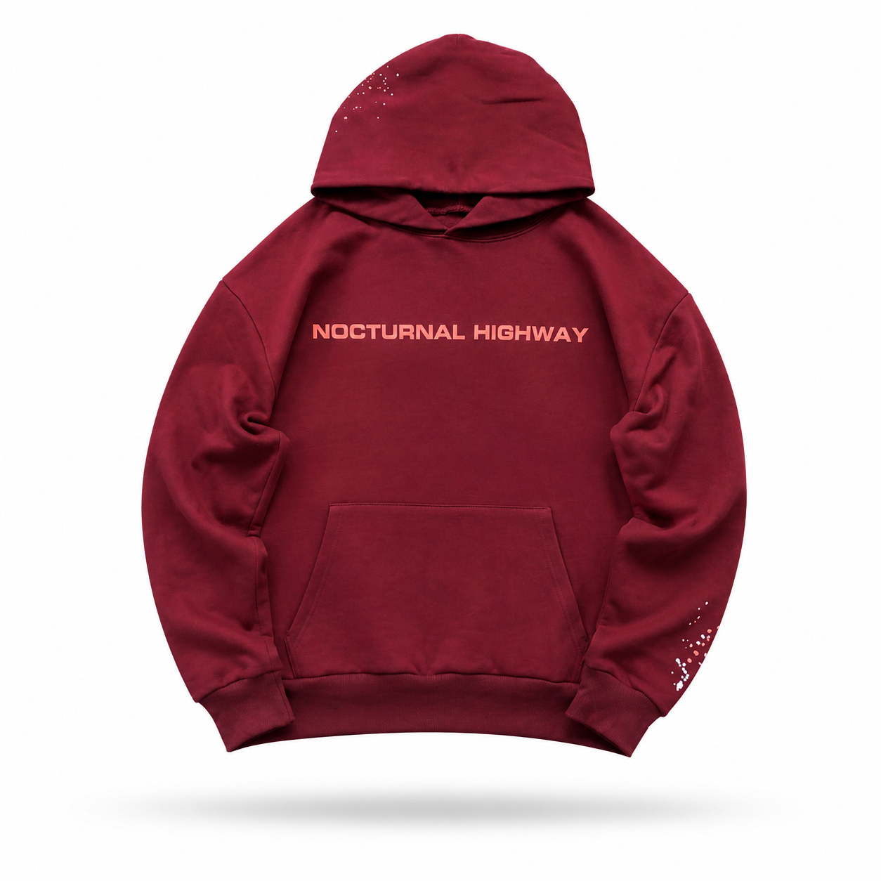 Sp5der 5 Angel Number Hoodie (Maroon/Burgundy)⁠