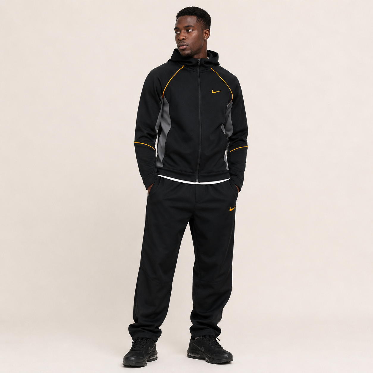 Nike x NOCTA Tech Zip Hoodie Black / Orange