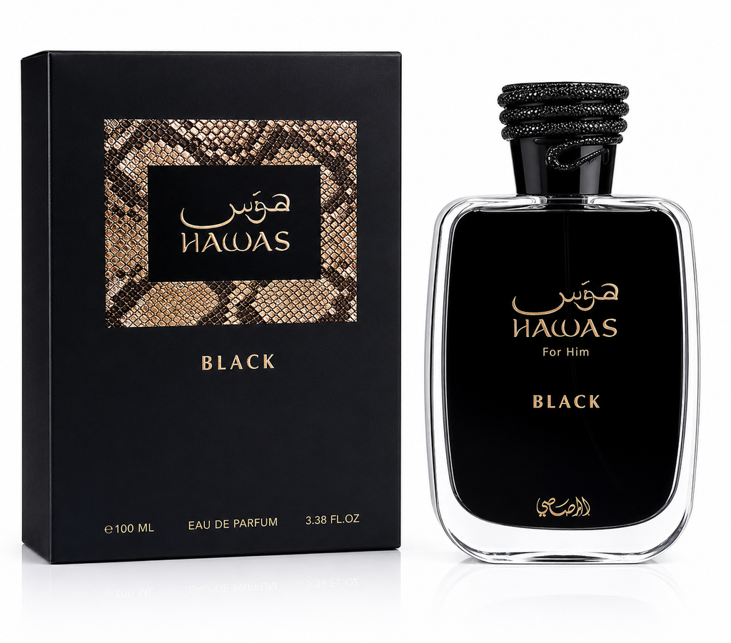 Hawas Black For Him Original Eau De Parfum 100ML