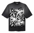 Saint Louis Monogram Graphic Tee – Grey / Black