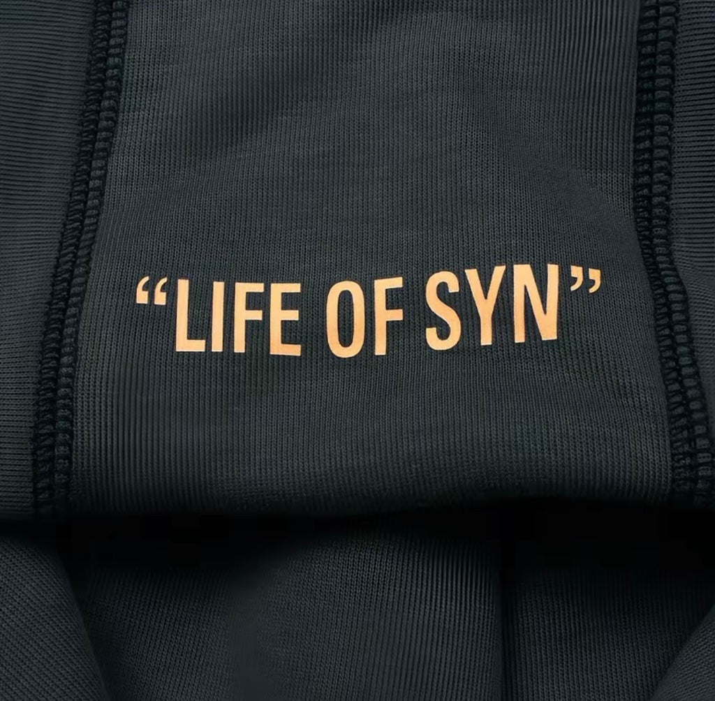 Syna x Central Cee Zip hoddie – Black