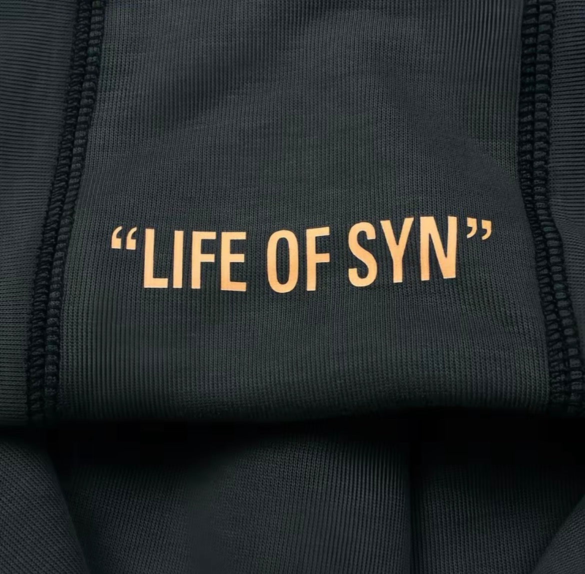 Syna x Central Cee Zip hoddie – Black