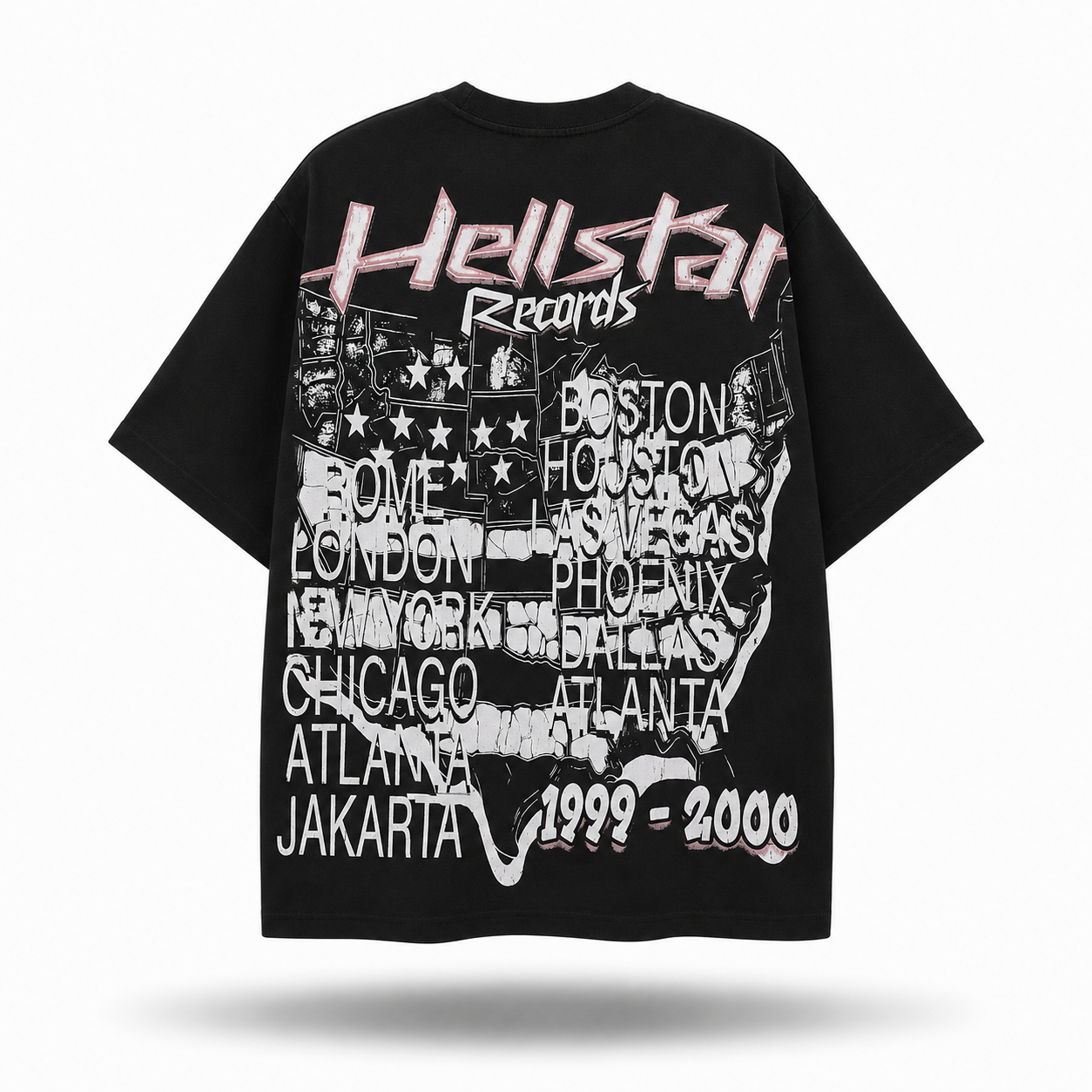 Hellstar Records "Electric Brain" Skull Graphic Tee