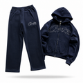 Corteiz Chenille Script Zip Hoodie & Joggers Set