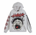 Hellstar 1996 Flame Hoodie – Grey