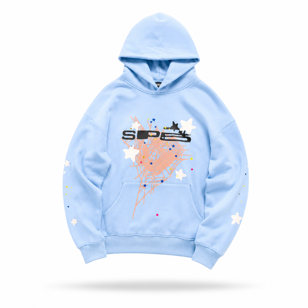 Sp5der Web Hoodie 'Sky Blue'