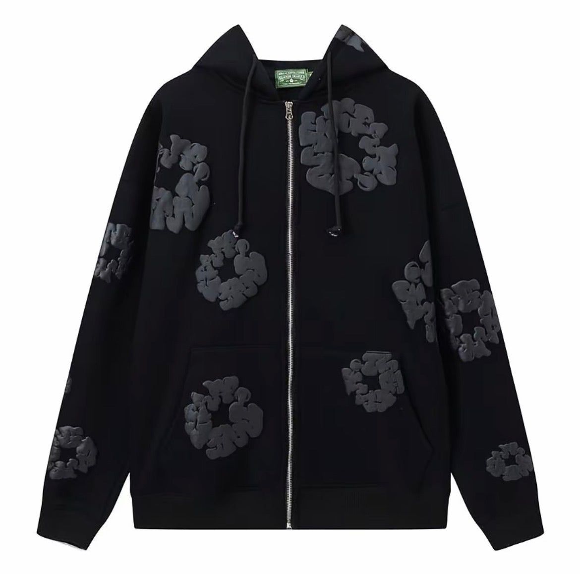 Denim Tears Midnight Wreath Hoodie – Black - Original