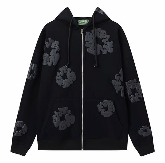 Denim Tears Midnight Wreath Hoodie – Black
