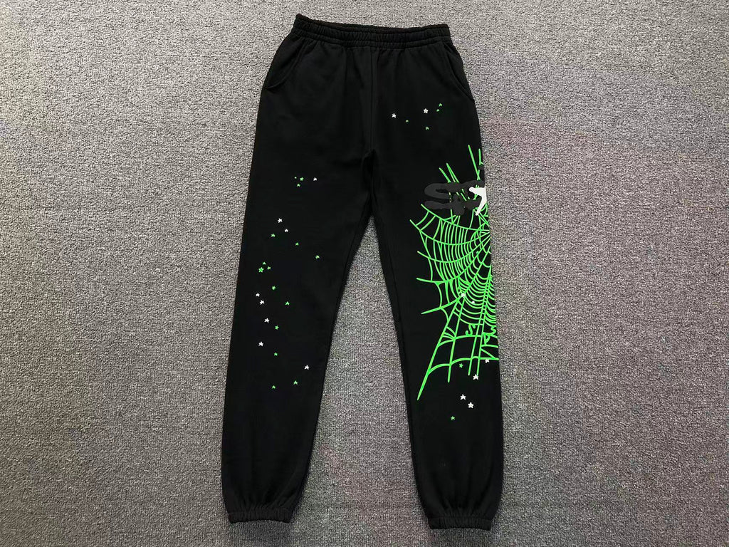 Sp5der Star OG Web V2 Sweatpants 'Slime Green'