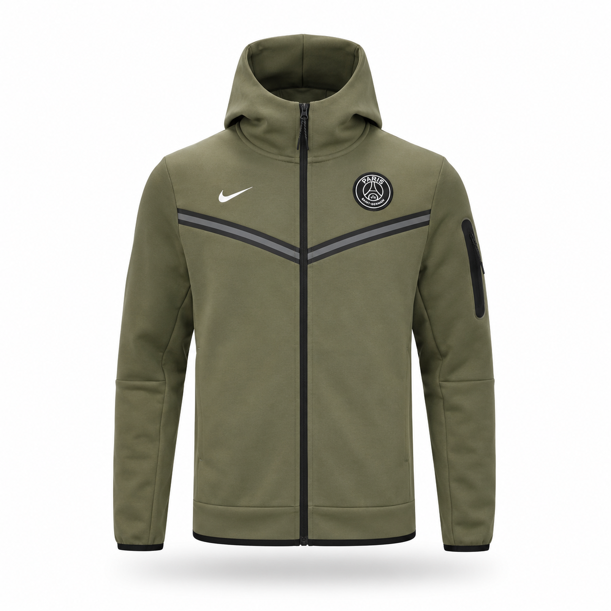 Nike PSG Tech Fleece Verde Militar Hoddie