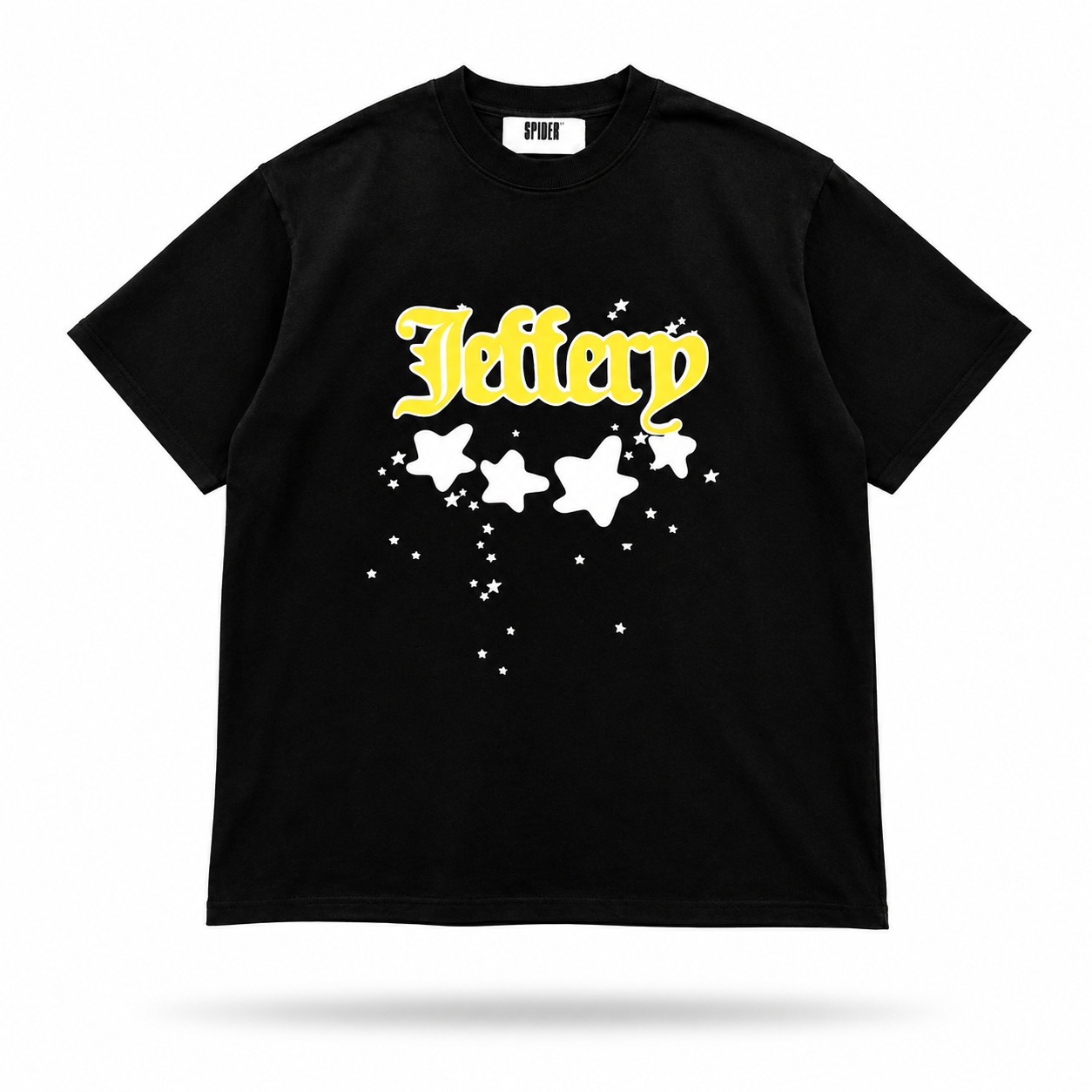 Sp5der Jeffery Tee Black / Yellow