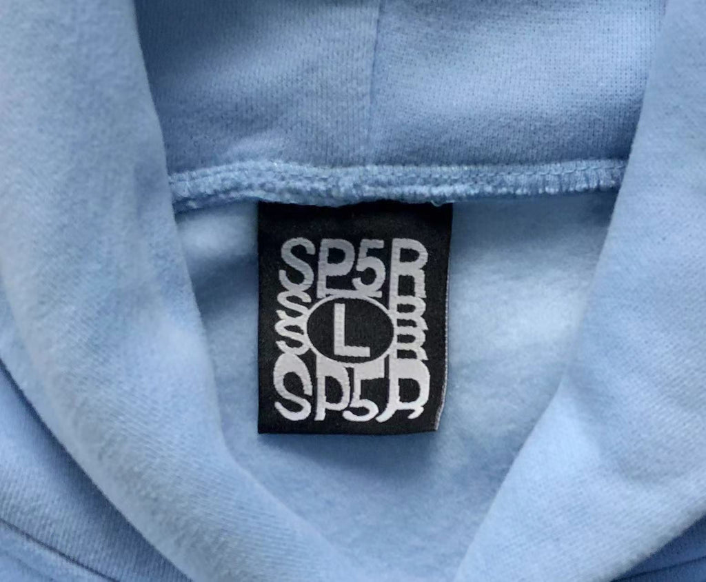 Sp5der Web Hoodie 'Sky Blue'