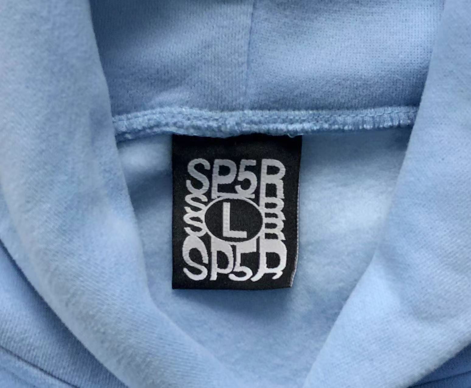 Sp5der Web Hoodie 'Sky Blue'