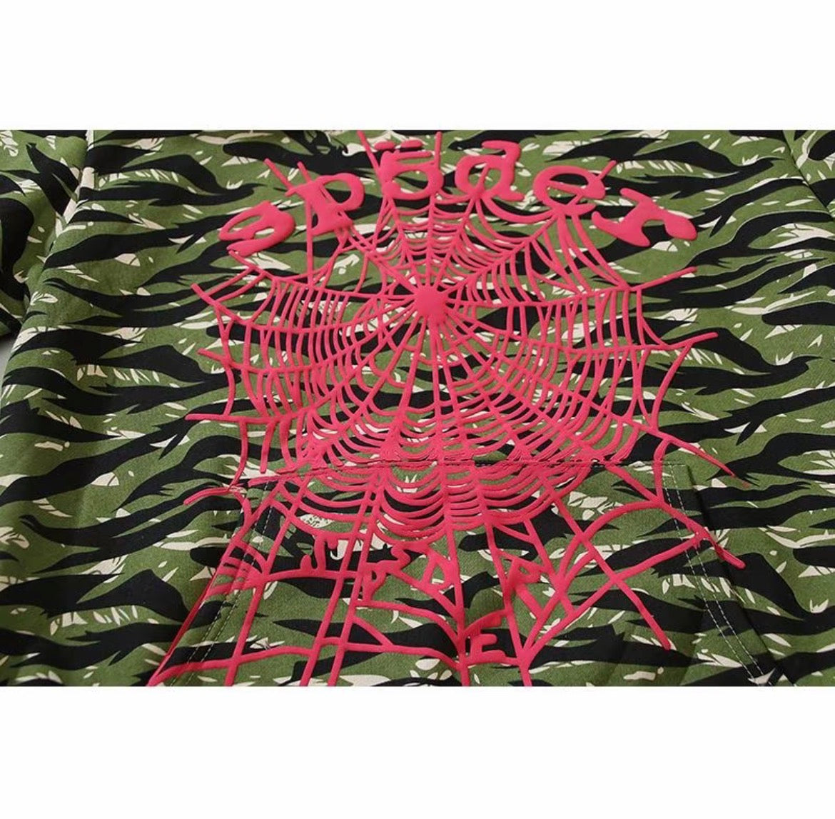 Sp5der Web Camo Hoodie – Red Spider (Kanye Edition)