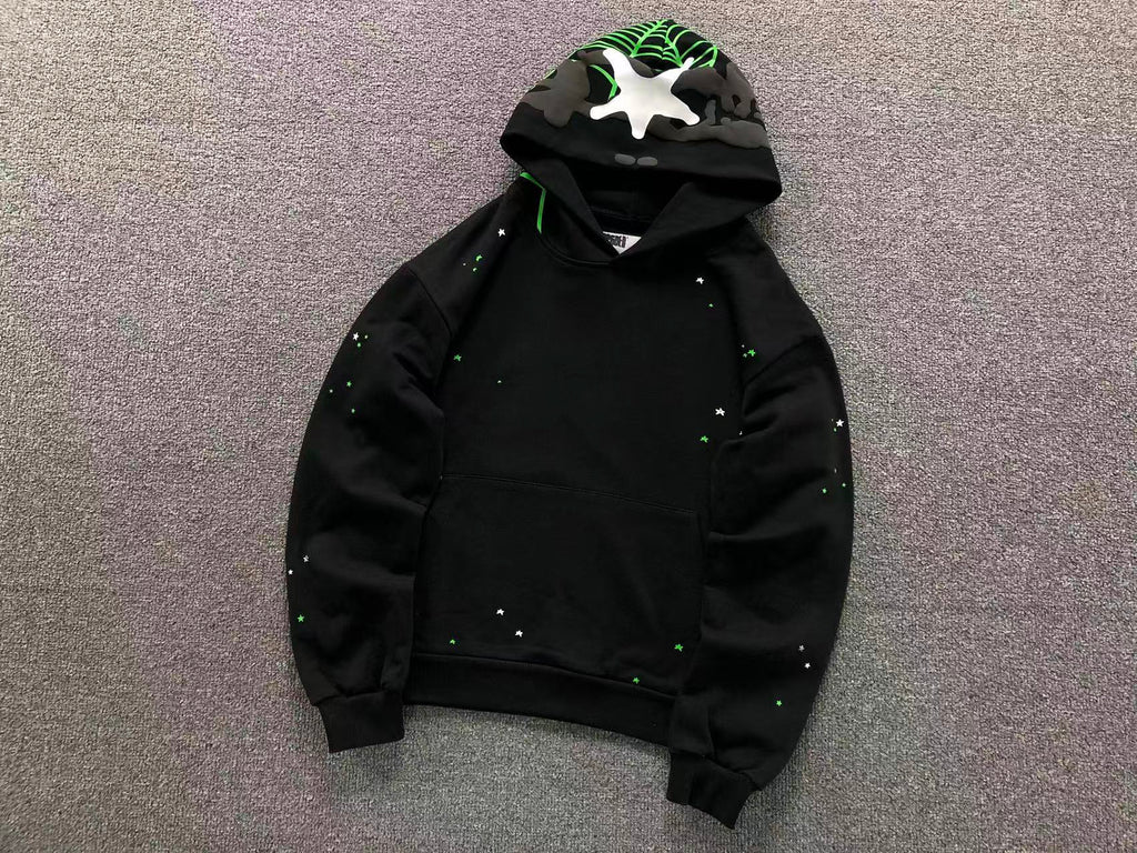 Sp5der Star OG Web V2 Hoodie 'Slime Green'