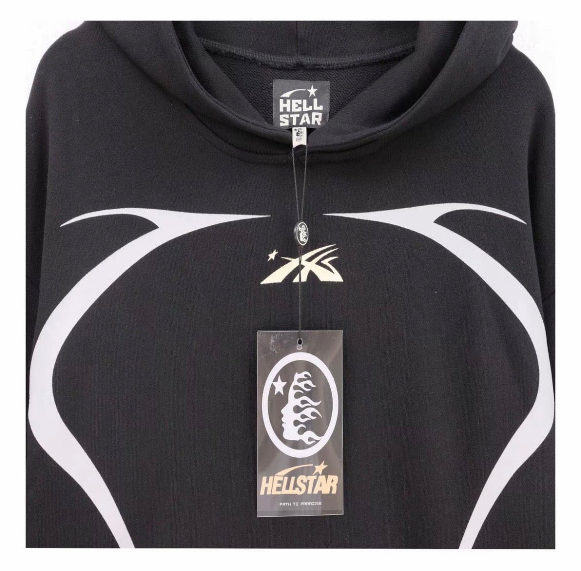 Hellstar Sport Heavyweight Zip Hoodie – Black