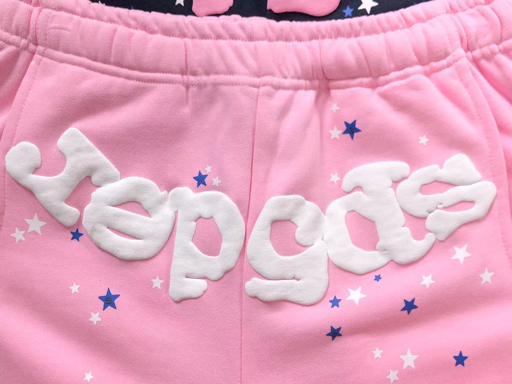 Sp5der Atlanta Pink Stars Jogger