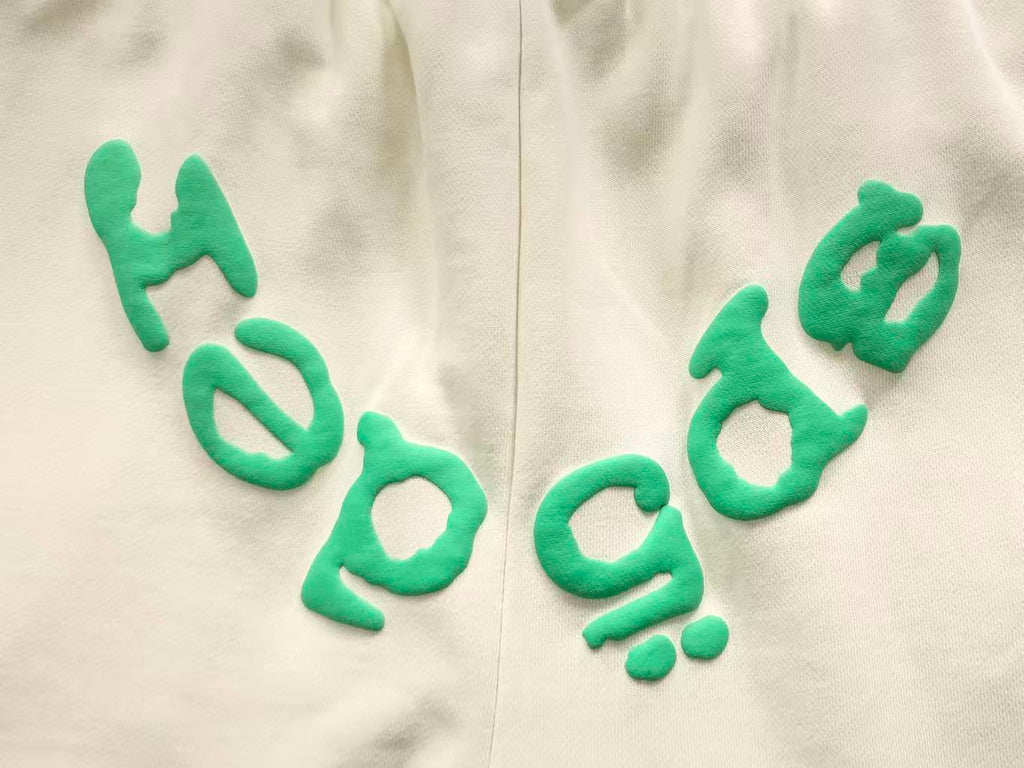 Sp5der Sky Web Hoodie 'Cream/Blue/Green'