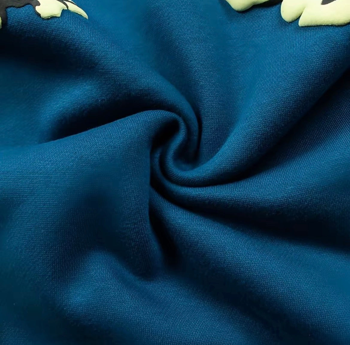 Cotton Bloom Hoodie – Blue