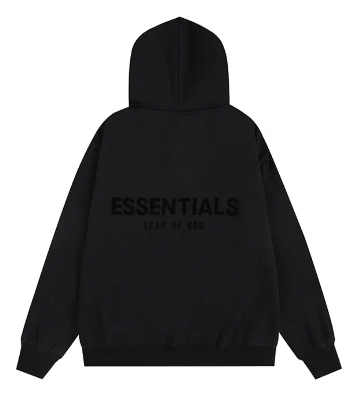 Essential Hoodie “Midnight Black” - Black