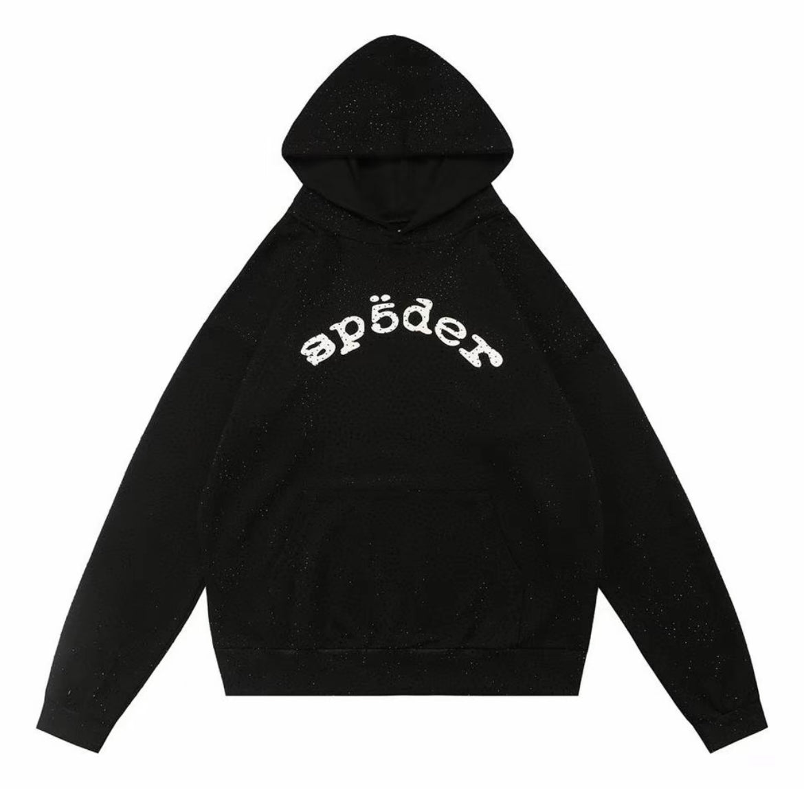Sp5der Young Thug Web Hoodie – Black (Pearl Edition)