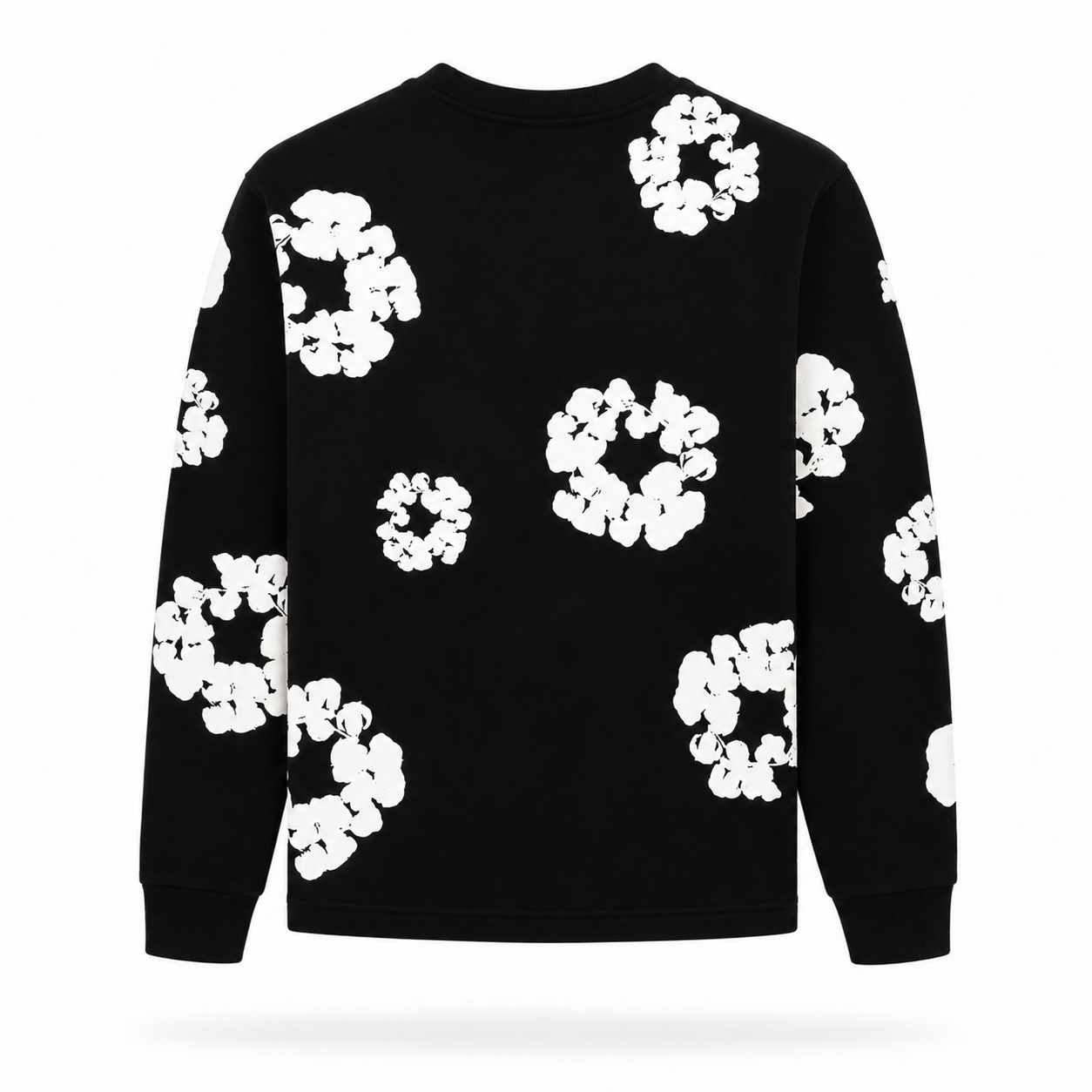 Camiseta Denim Tears Wreath Negra