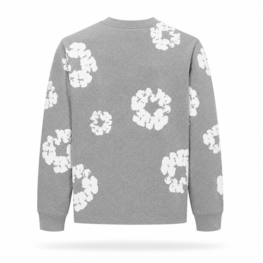 Camiseta Denim Tears Wreath Gris