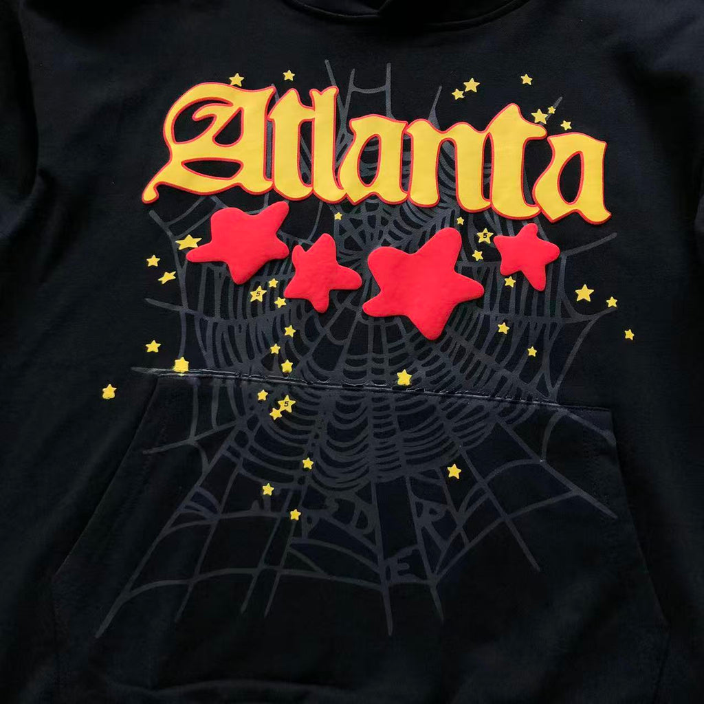 Sudadera Sp5der Atlanta Black