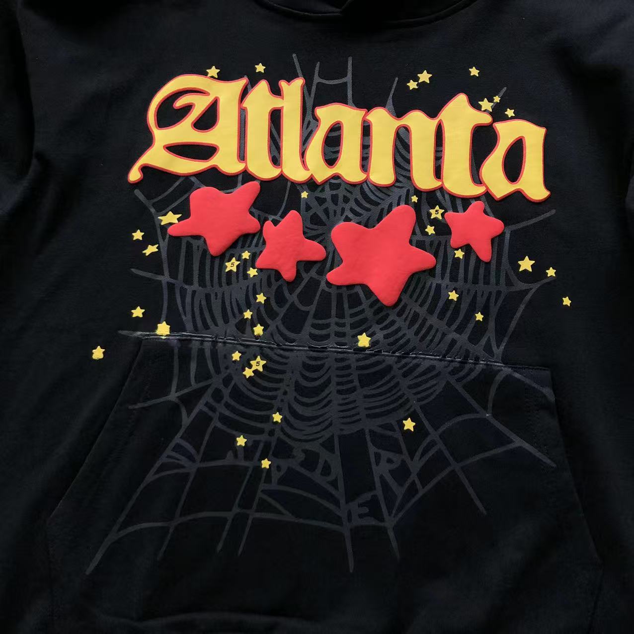 Sudadera Sp5der Atlanta Black