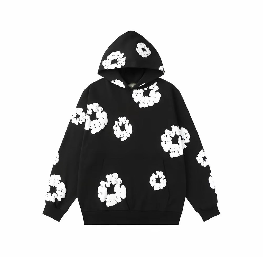 Denim Tears “The Cotton Wreath” Hoodie – Black