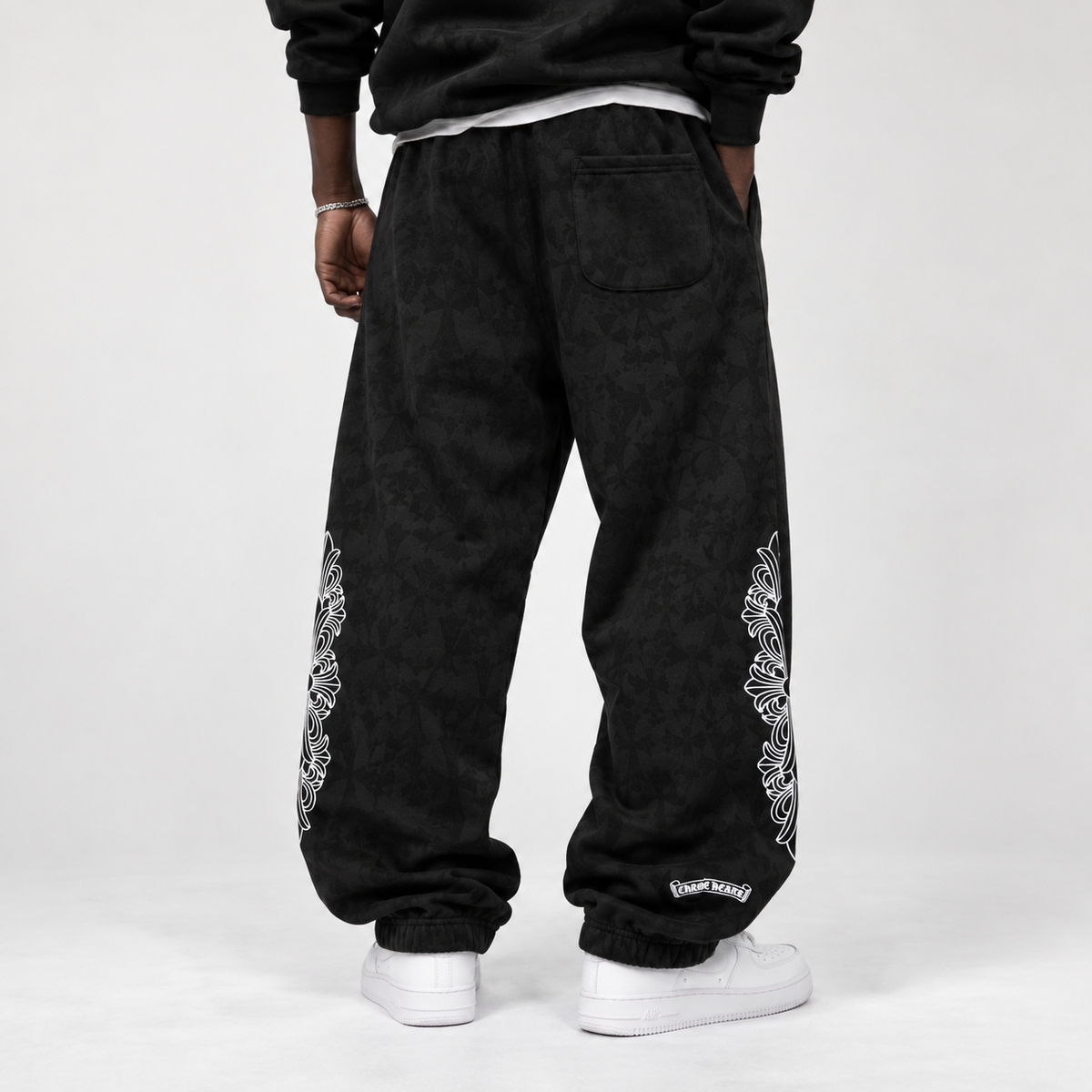 Pantalón Chrome Hearts Cemetery Cross All Over Print