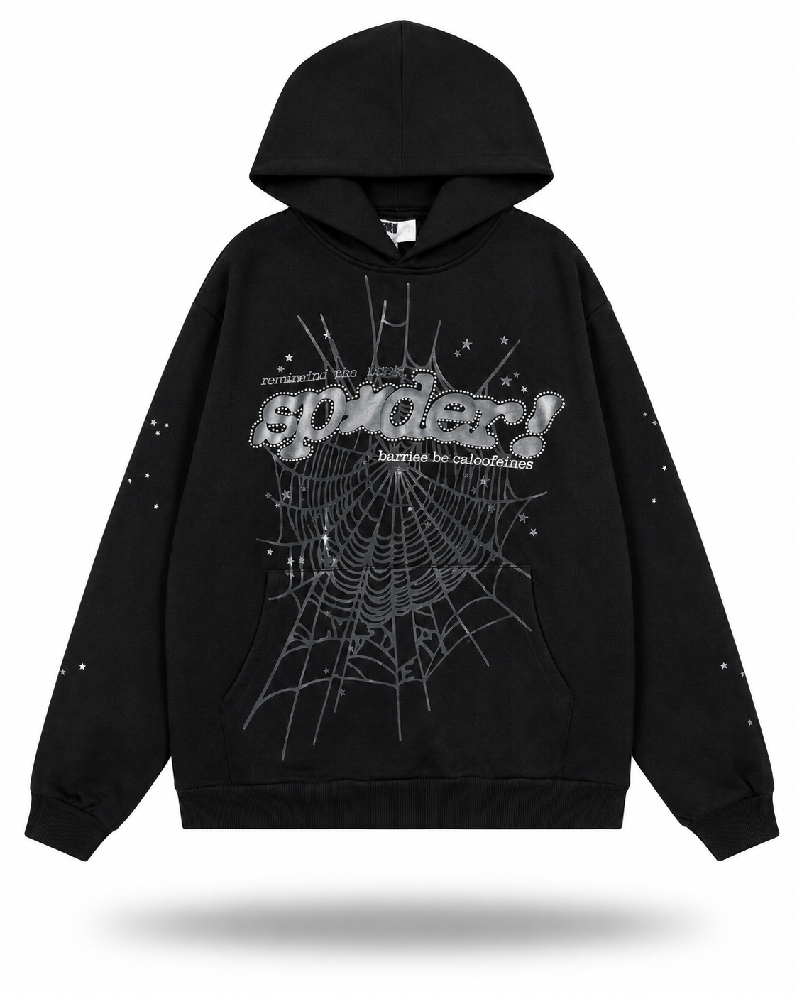 Sp5der "Remind The World" Hoodie / Black