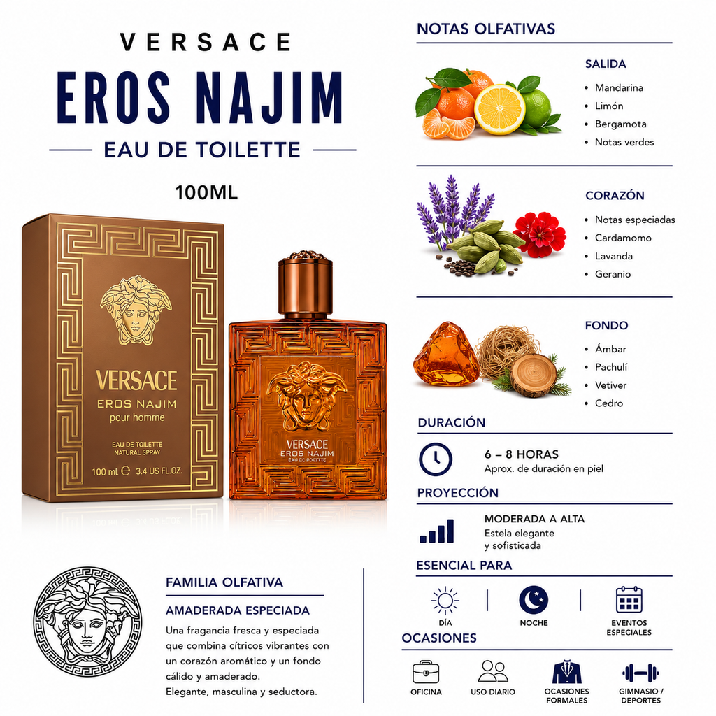 Versace Eros Najim - Eau de Parfum