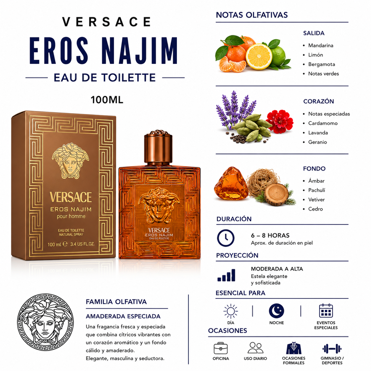 Versace Eros Najim - Eau de Parfum