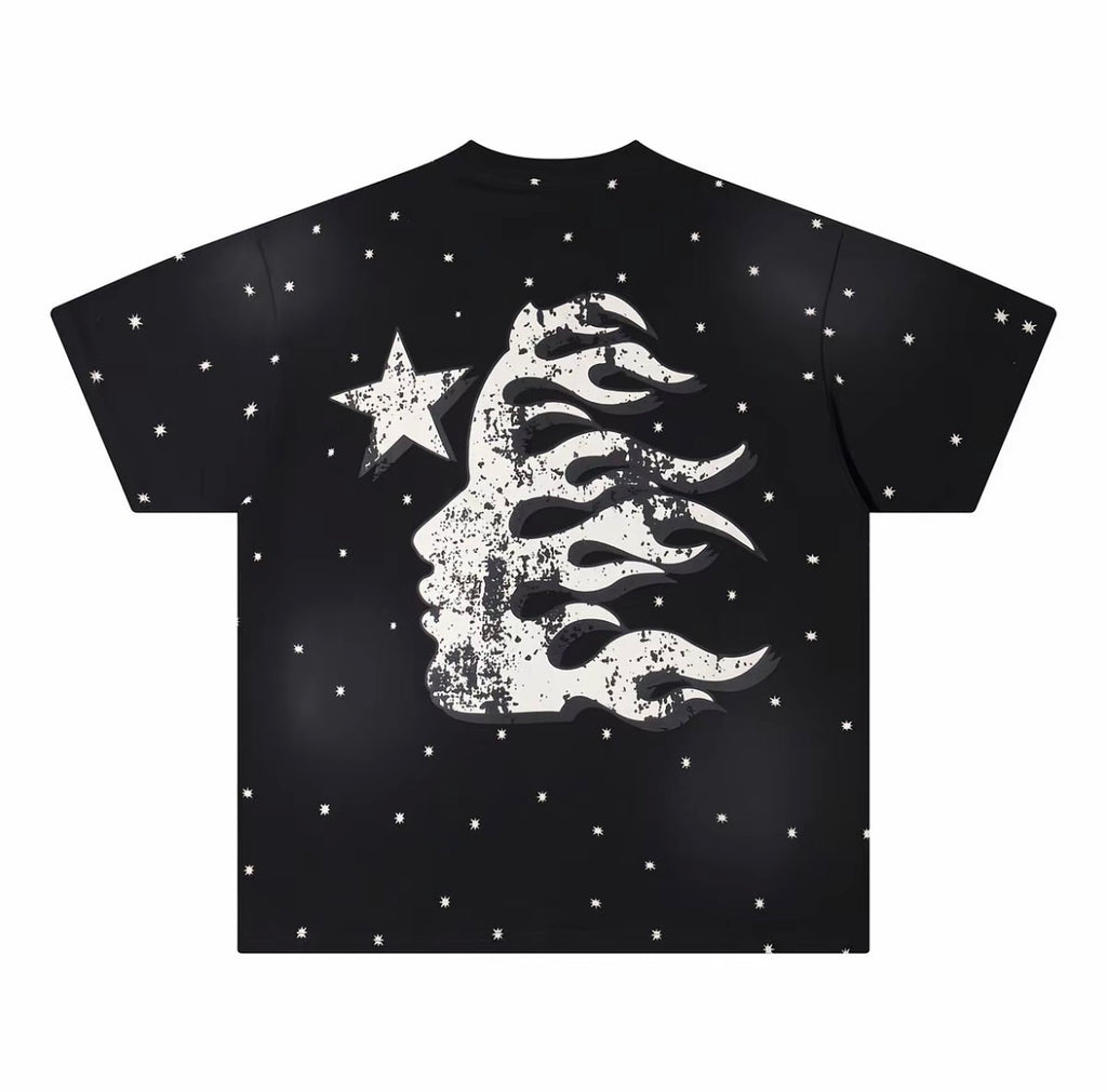 Hellstar "Path to Paradise" All-Over Star Print Tee