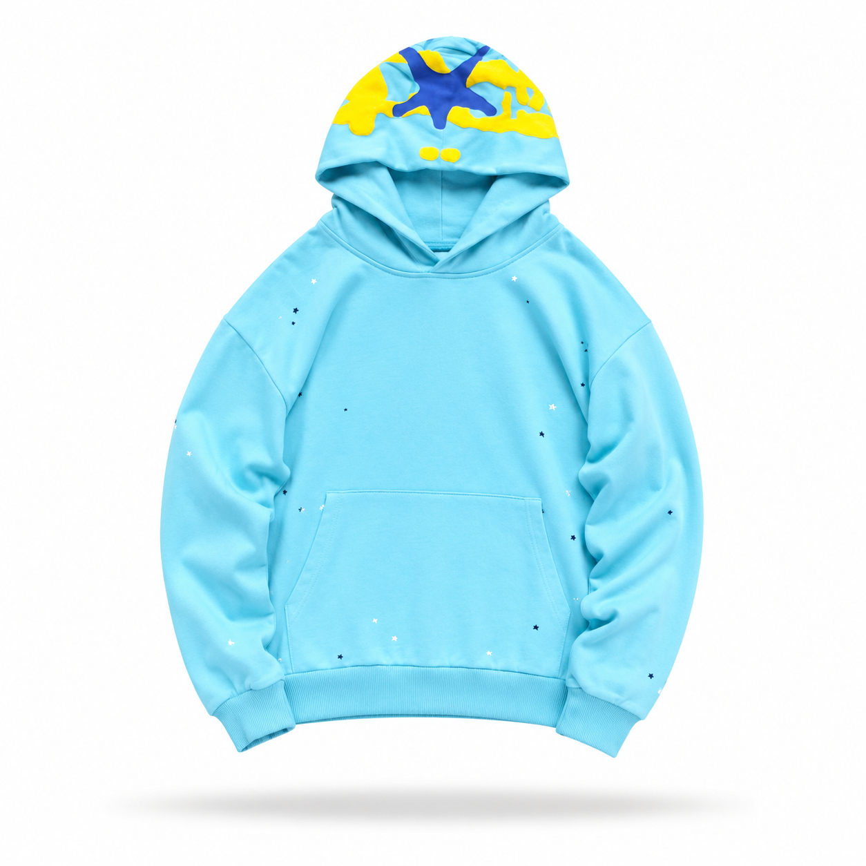 Sp5der Sky Blue Atlanta Intersect Hoodie