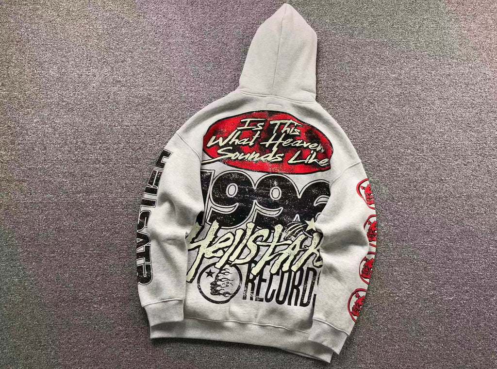 Hellstar Records 1996 Hoodie Grey