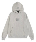 Essential Hoodie Minimal 3 Bars Grey (Oversized Fit)